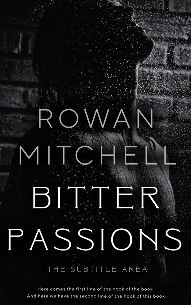 Front view of Cod Gray #11946 - Premade Erotica Book Cover