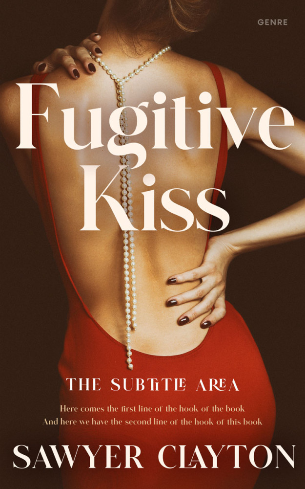 Front view of Grain Brown #12105 - Premade Erotica Book Cover