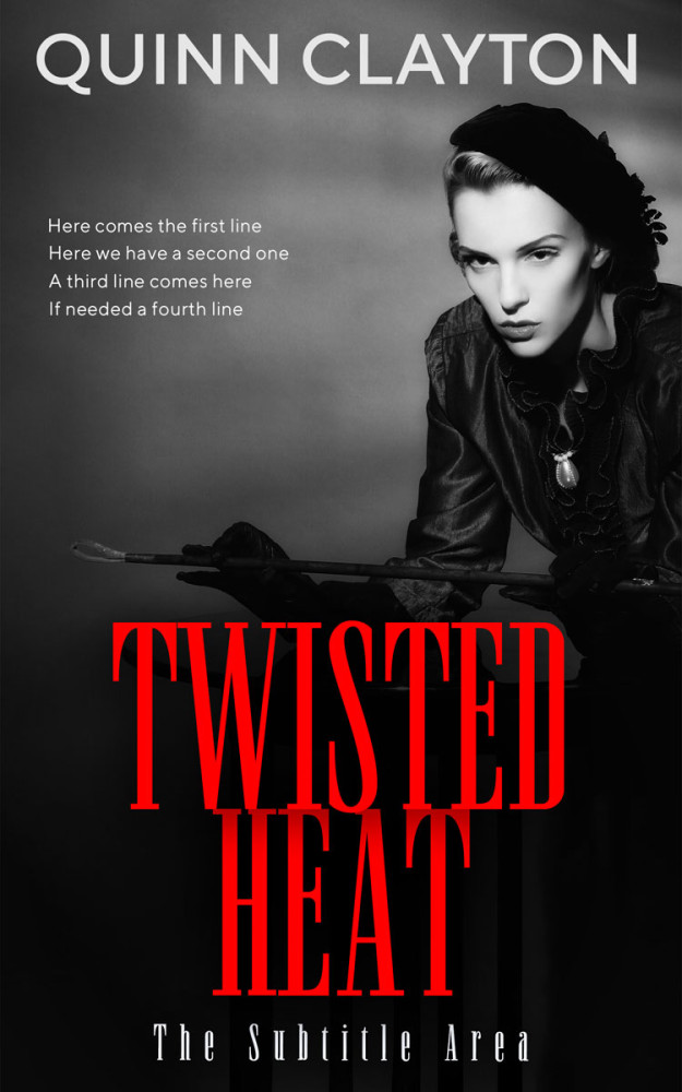 Front view of Cod Gray #12122 - Premade Erotica Book Cover