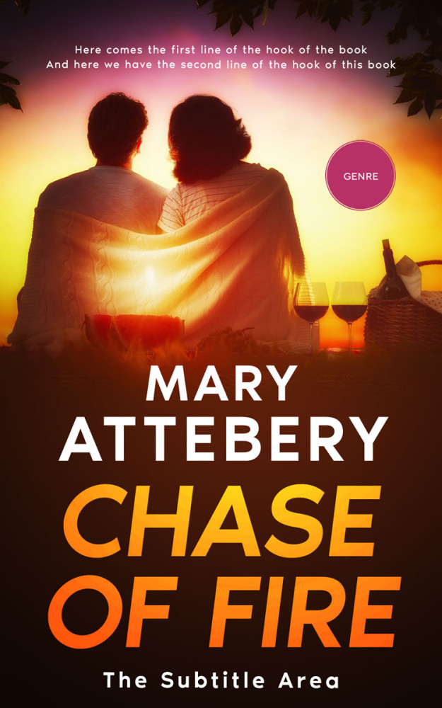 Front view of Porsche #12149 - Premade Romance Book Cover