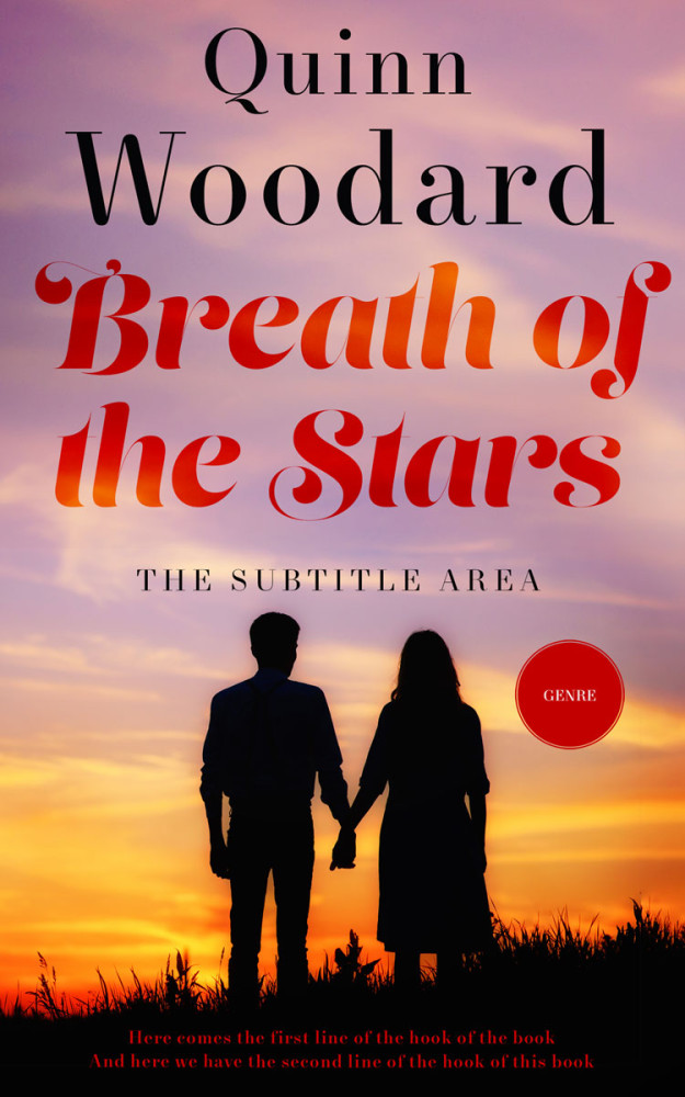 Front view of Eunry #12186 - Premade Romance Book Cover