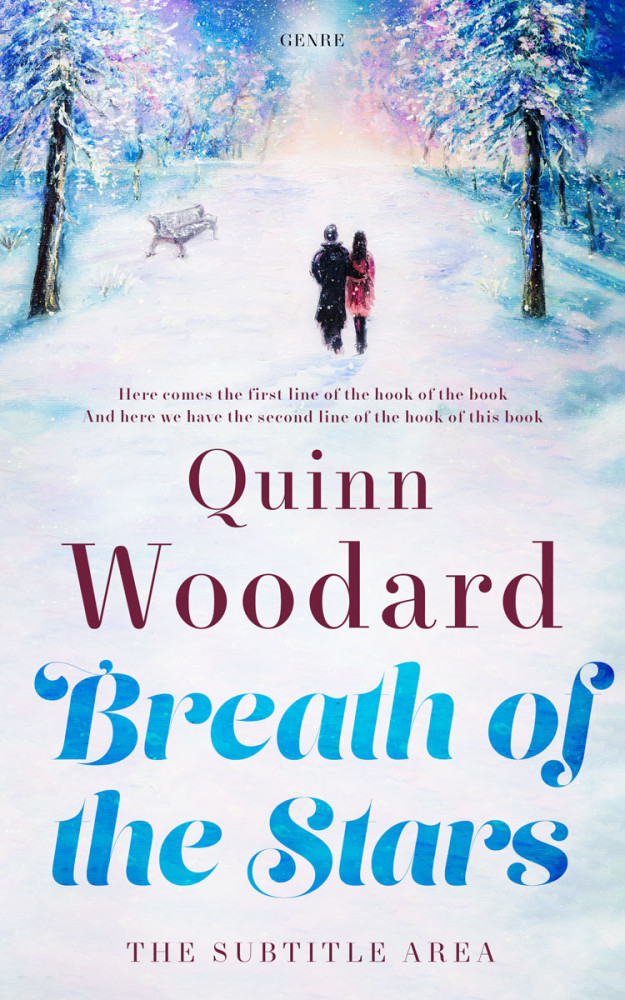 Front view of Athens Gray #12187 - Premade Romance Book Cover