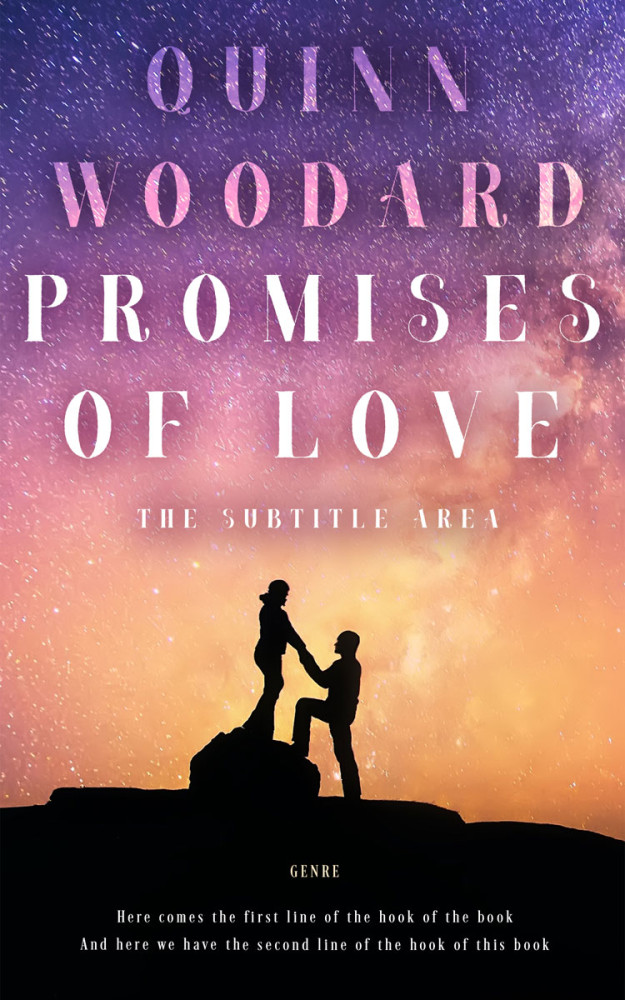 Front view of Old Rose #12197 - Premade Romance Book Cover