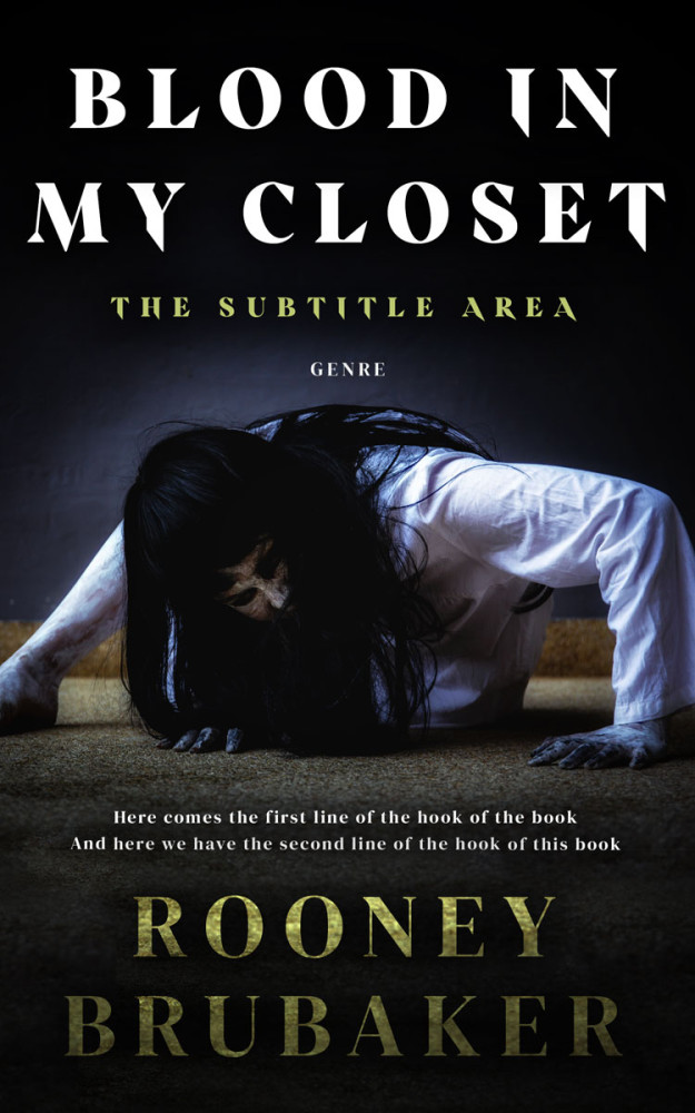 Front view of Woodsmoke #12208 - Premade Horror Book Cover