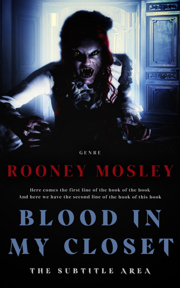 Front view of Silver Sand #12213 - Premade Horror Book Cover