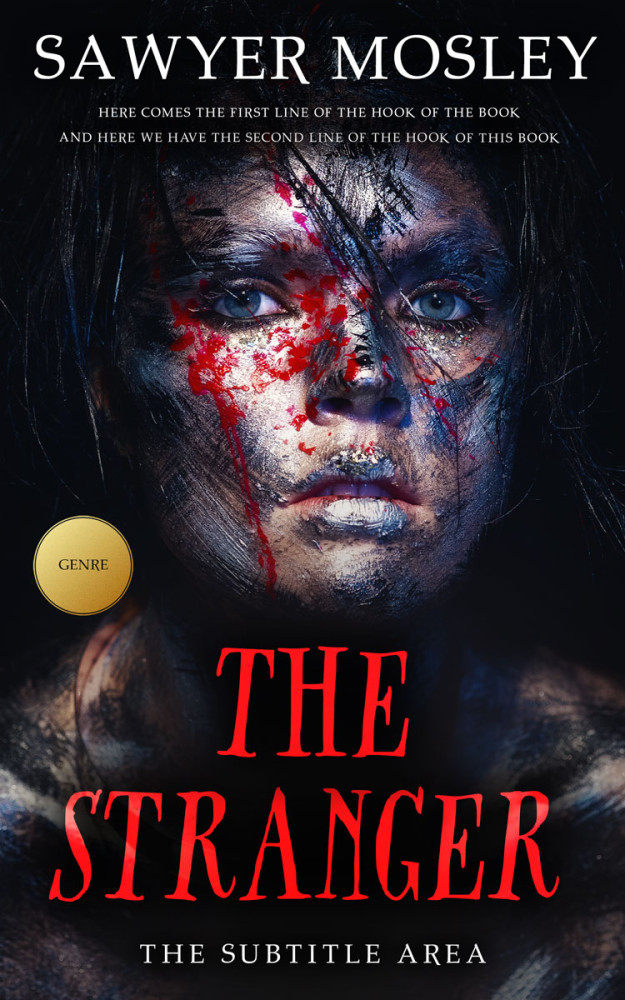 Front view of Woodsmoke #12245 - Premade Abstract Book Cover