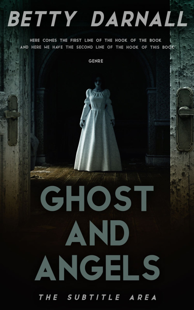 Front view of Log Cabin #12296 - Premade Horror Book Cover