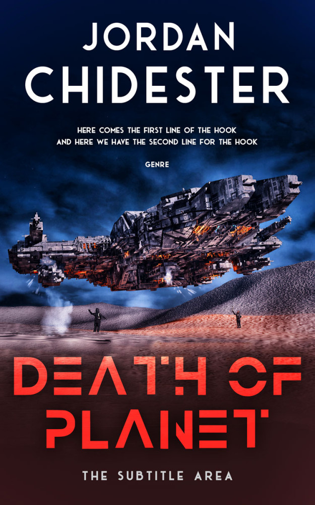 Front view of Mirage #12351 - Premade Science Fiction Book Cover