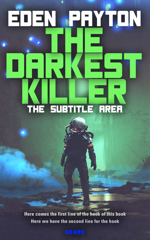 Front view of River Bed #12398 - Premade Science Fiction Book Cover