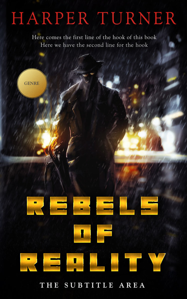 Front view of Sundance #12456 - Premade Mystery & Thriller & Suspense Book Cover