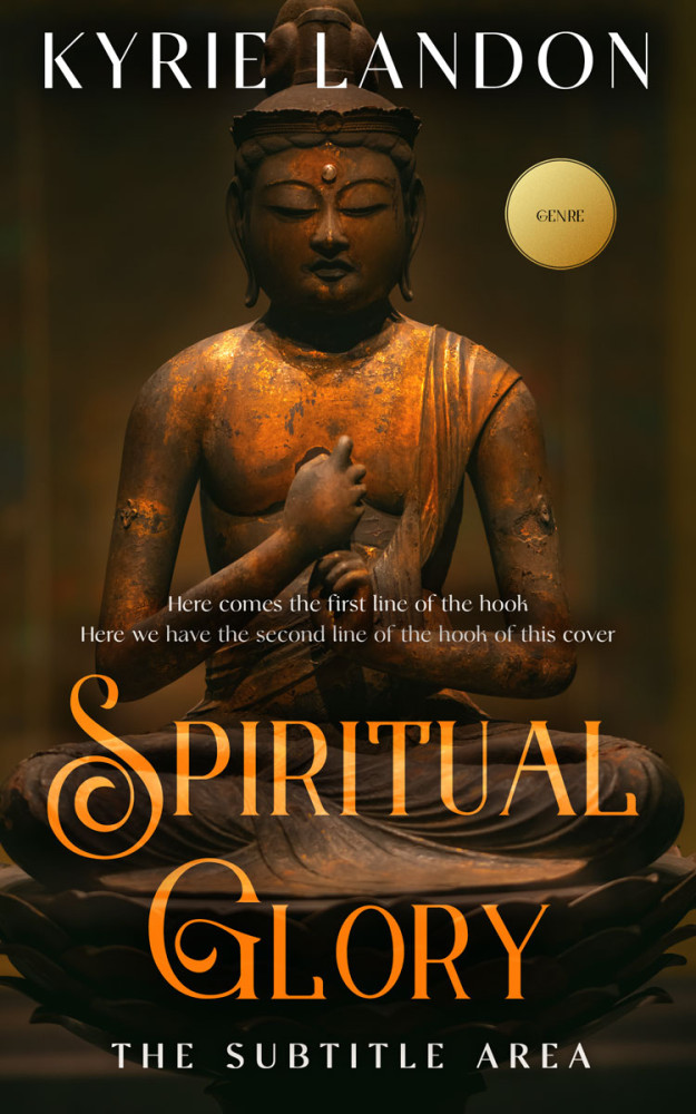 Front view of Mikado #12550 - Premade Religion & Spirituality Book Cover
