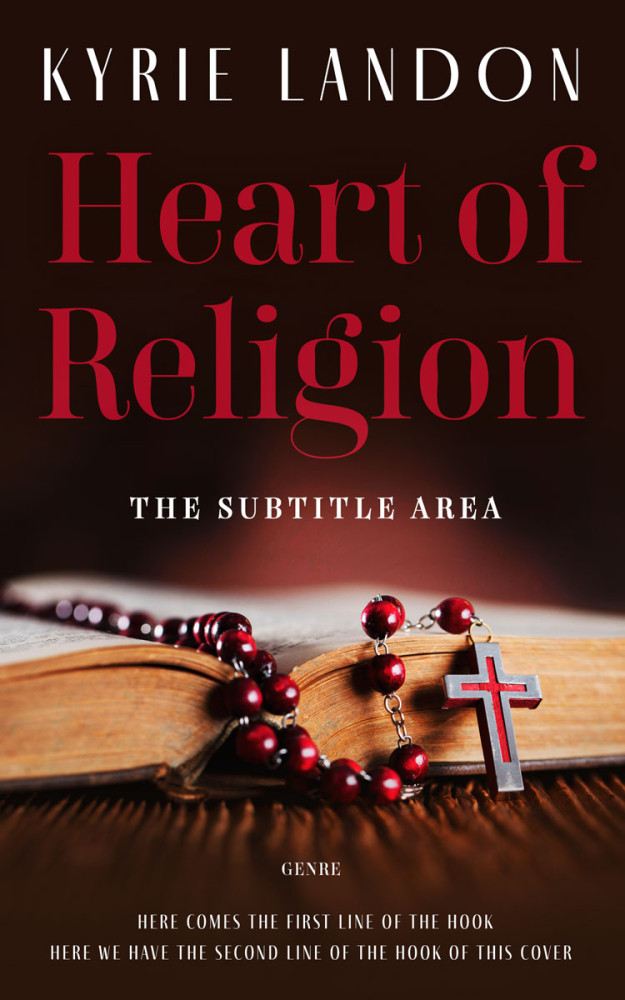 Front view of Graphite #12563 - Premade Religion & Spirituality Book Cover