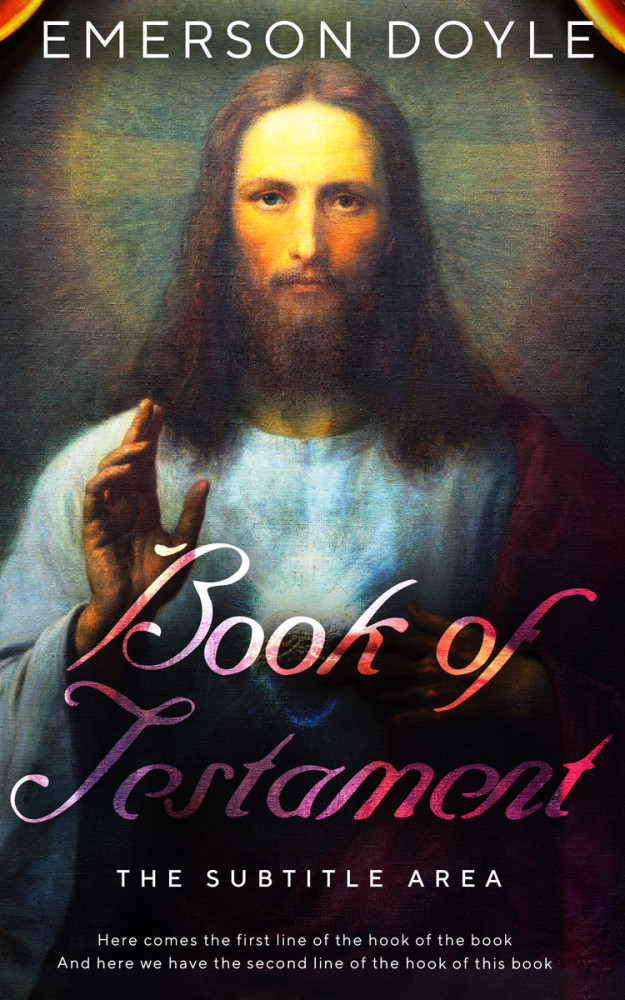 Front view of Thunder #12643 - Premade Religion & Spirituality Book Cover