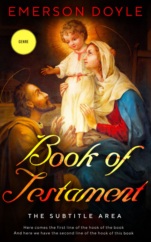 Front view of Di Serria #12646 - Premade Religion & Spirituality Book Cover