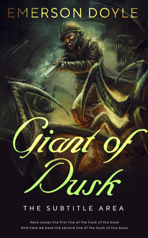 Front view of Mine Shaft #12652 - Premade Fantasy Book Cover