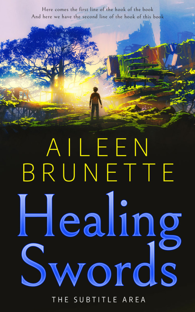 Front view of Heavy Metal #12679 - Premade Apocalyptica Book Cover