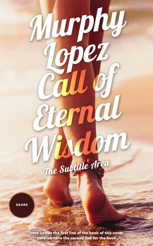 Front view of Double Spanish White #12759 - Premade Romance Book Cover