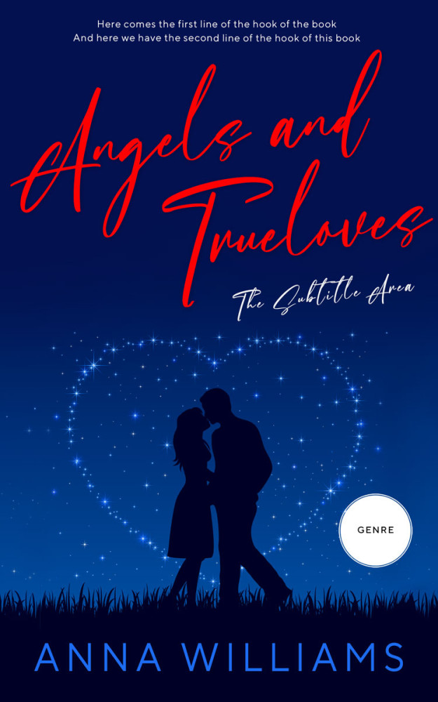 Front view of Gulf Blue #12795 - Premade Romance Book Cover