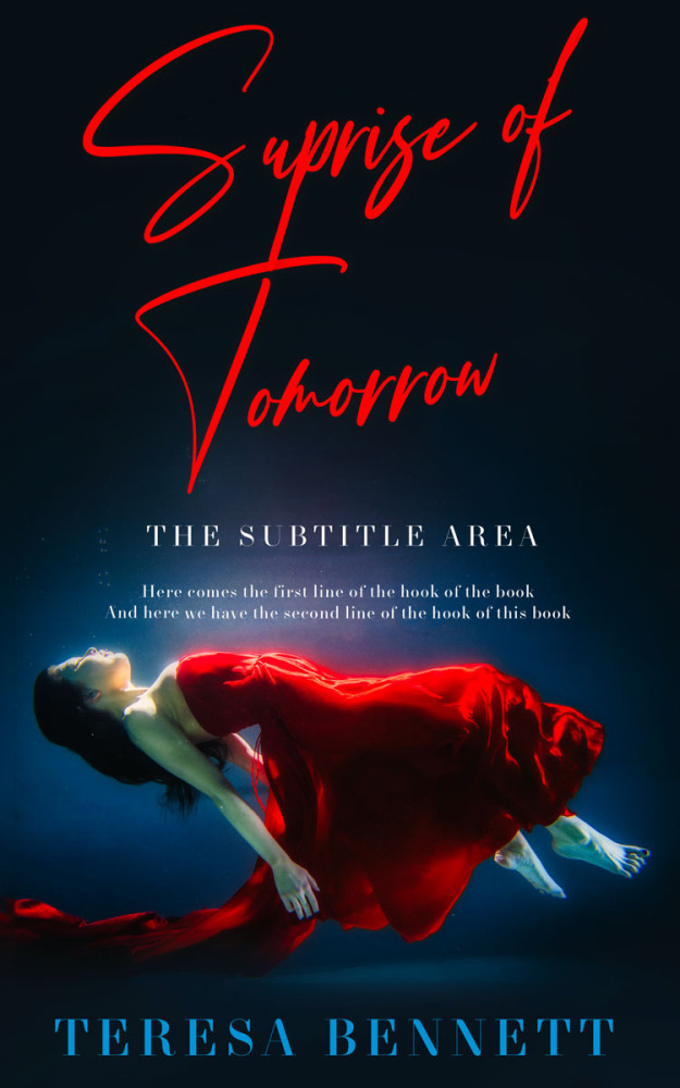 Front view of Ebony #12807 - Premade Romance Book Cover