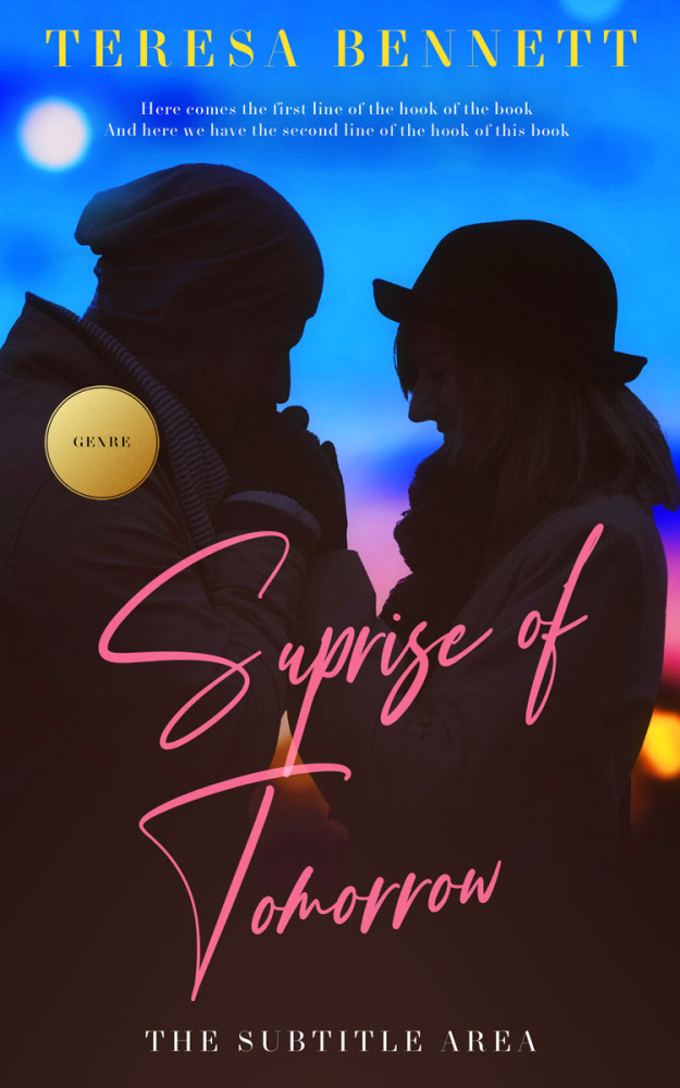 Front view of Gondola #12809 - Premade Romance Book Cover