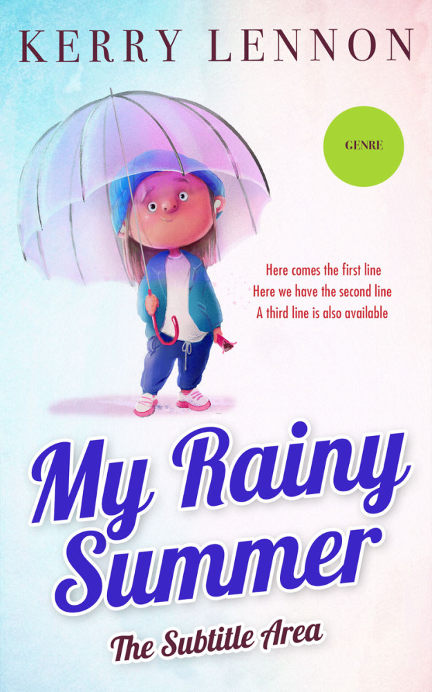 Front view of Athens Gray #12848 - Premade Teen & Young Adult Book Cover