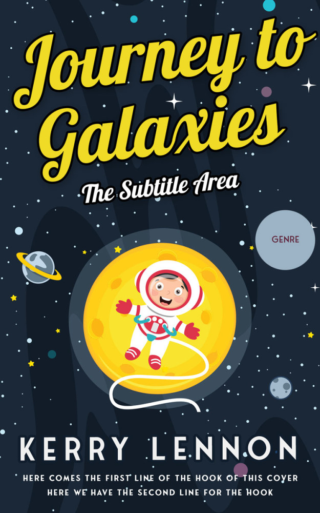 Front view of Mirage #12850 - Premade Science Fiction Book Cover