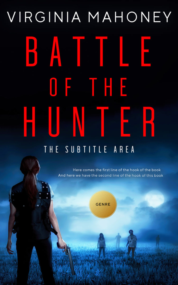 Front view of Oriental Pink #12870 - Premade Apocalyptica Book Cover