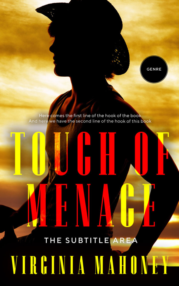 Front view of Crowshead #12888 - Premade Romance Book Cover