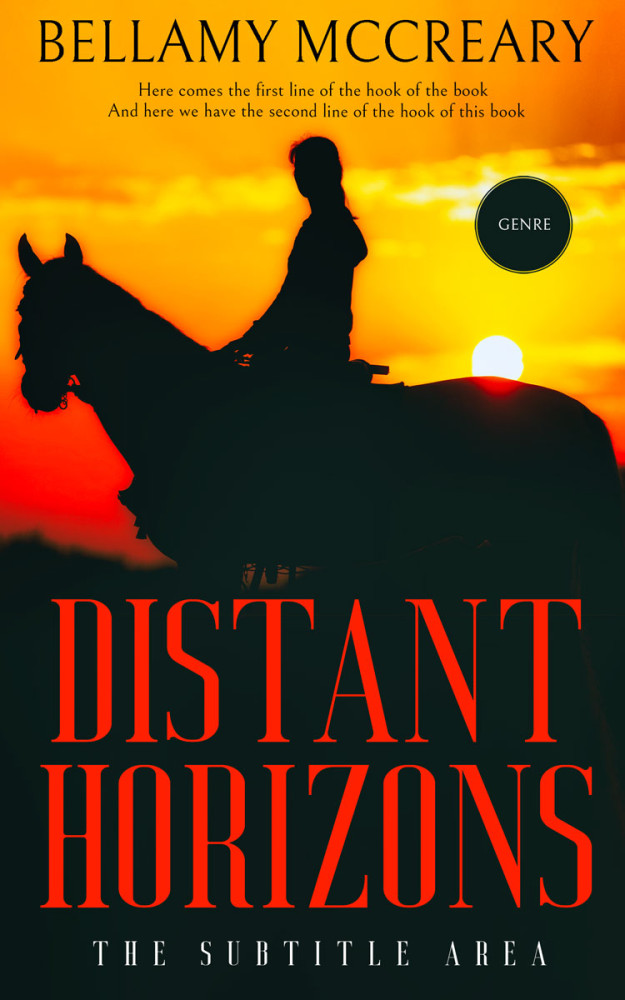 Front view of Sun #12930 - Premade Teen & Young Adult Book Cover