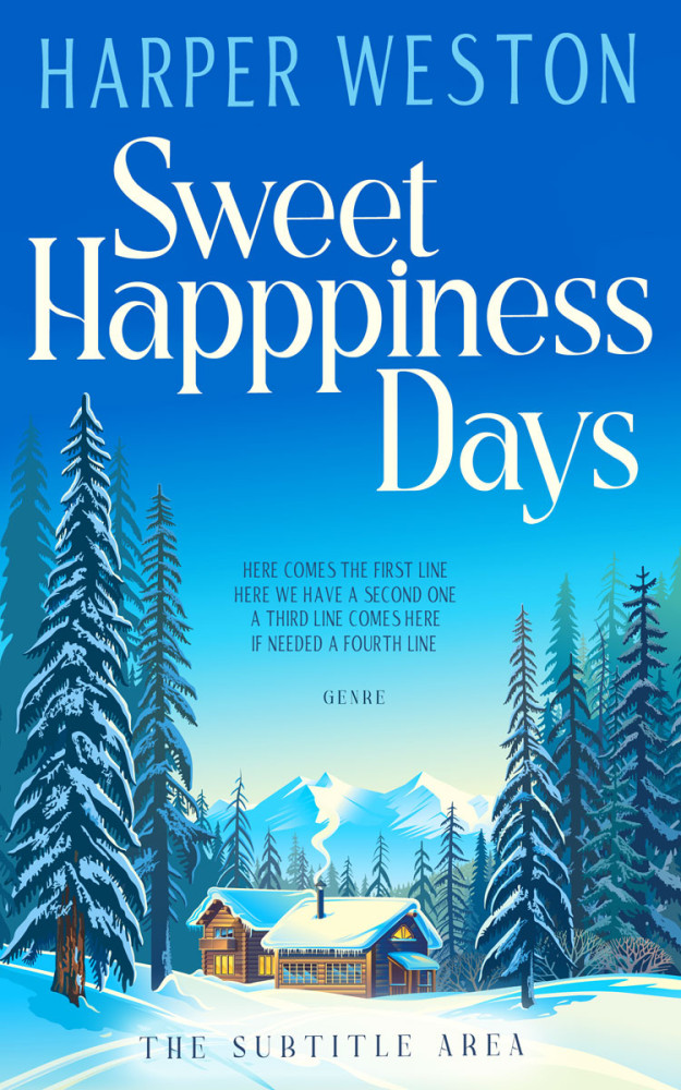 Front view of Swans Down #12971 - Premade Literary Fiction Book Cover