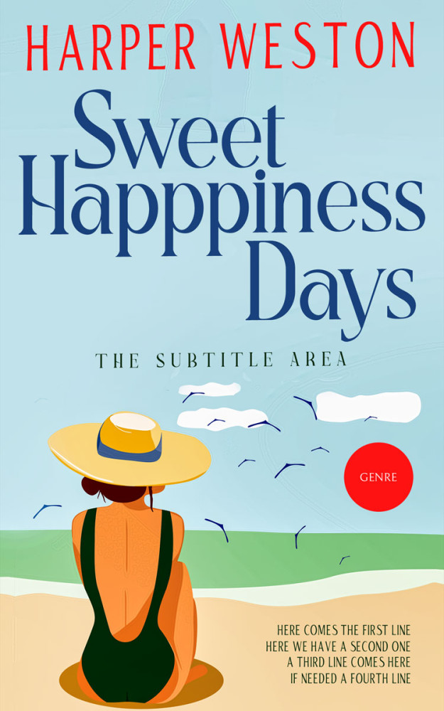 Front view of Edgewater #12972 - Premade Travel Book Cover