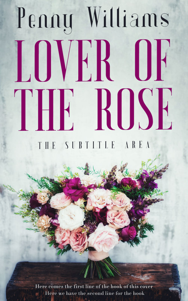 Front view of Conch #12990 - Premade Romance Book Cover