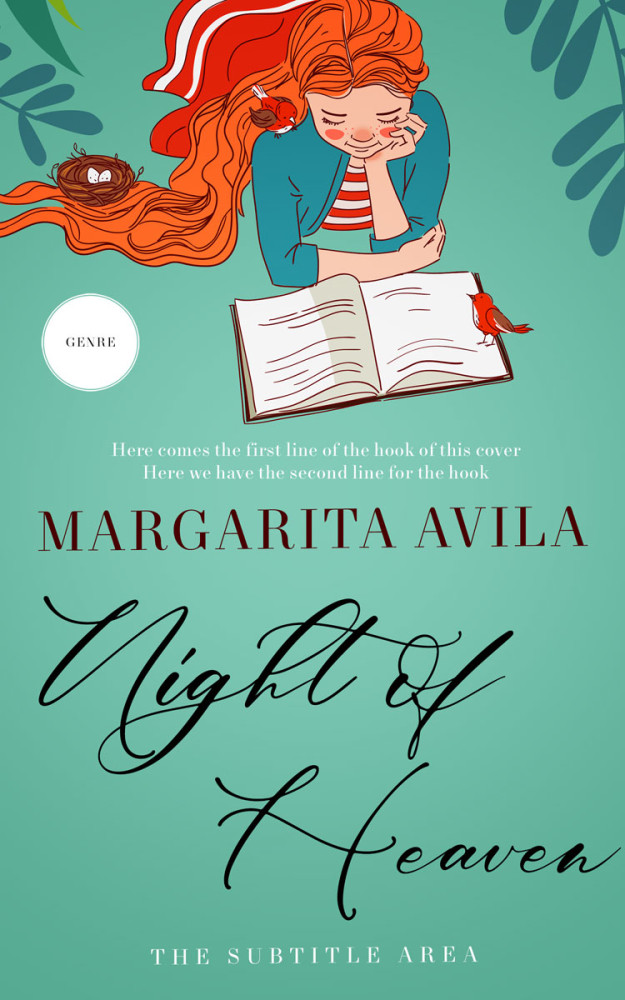 Front view of Tradewind #13044 - Premade Literary Fiction Book Cover