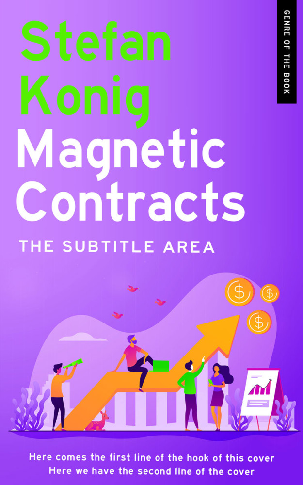 Front view of Heliotrope #13144 - Premade Business Book Cover