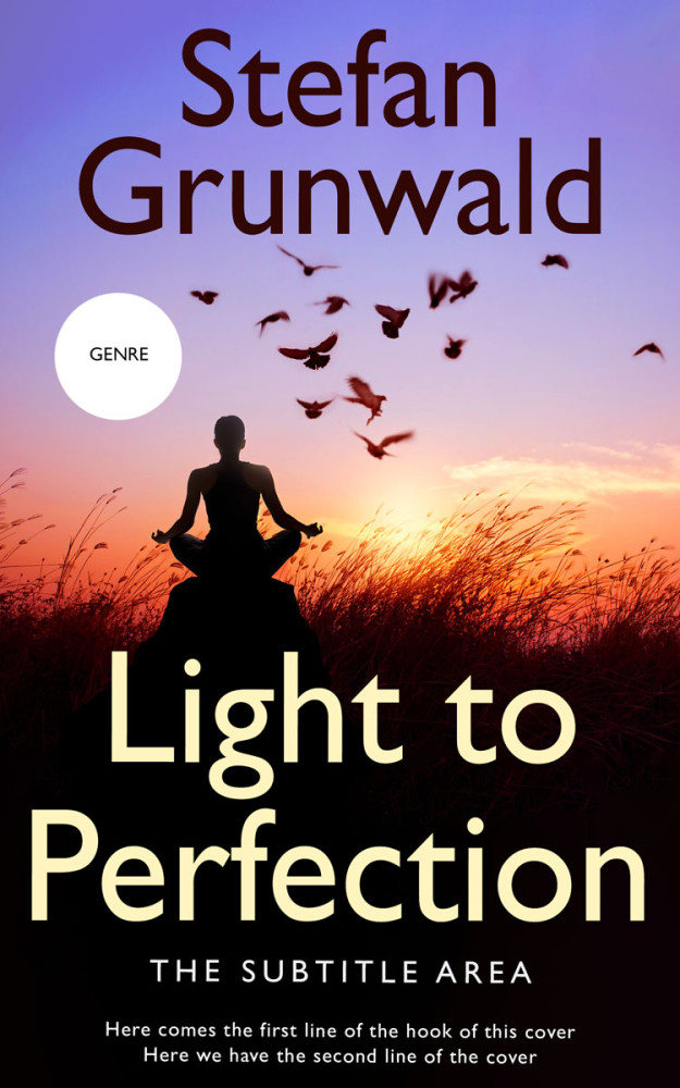 Front view of Dull Lavender #13160 - Premade Health & Mind & Body Book Cover