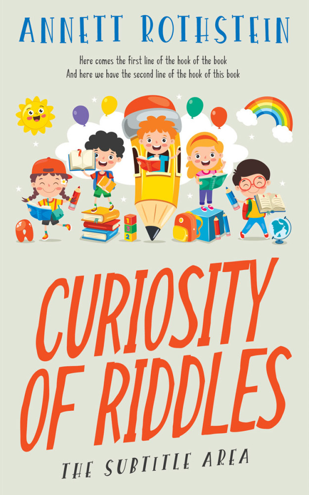 Front view of Moon Mist #13259 - Premade Education Book Cover