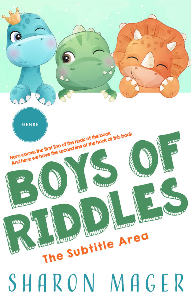 Front view of Viridian #13267 - Premade Teen & Young Adult Book Cover