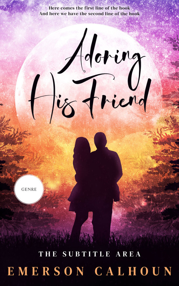 Front view of Beauty Bush #13389 - Premade Romance Book Cover