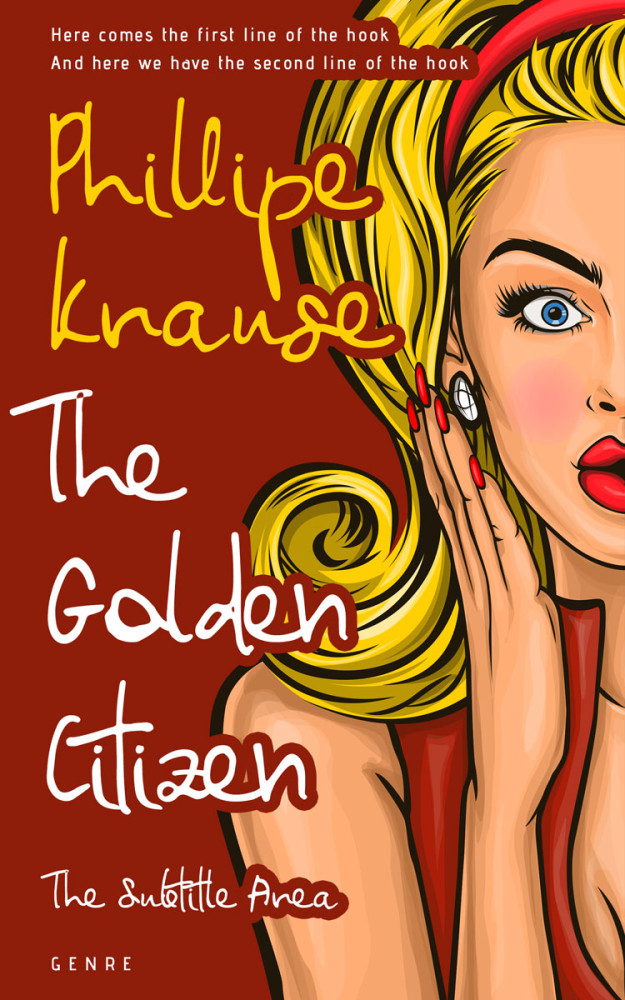 Front view of Sandy Brown #13431 - Premade Chick Lit Book Cover