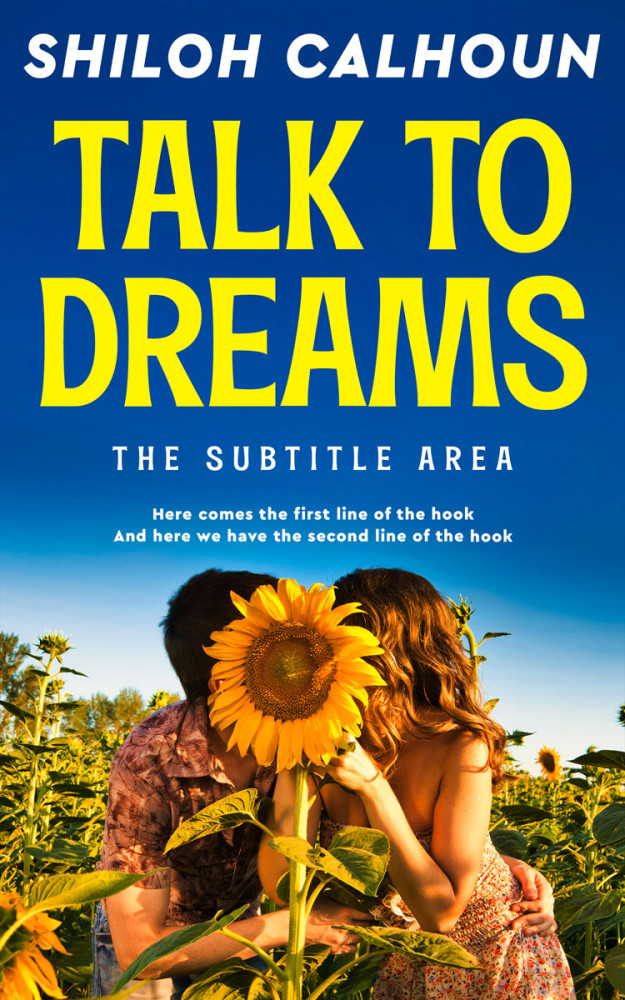 Front view of Venice Blue #13450 - Premade Romance Book Cover