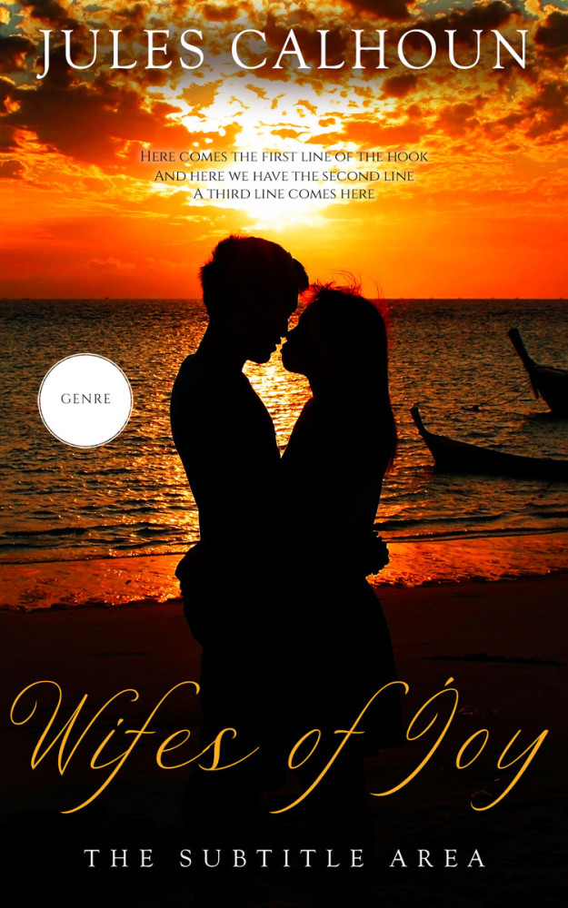 Front view of Graphite #13456 - Premade Romance Book Cover