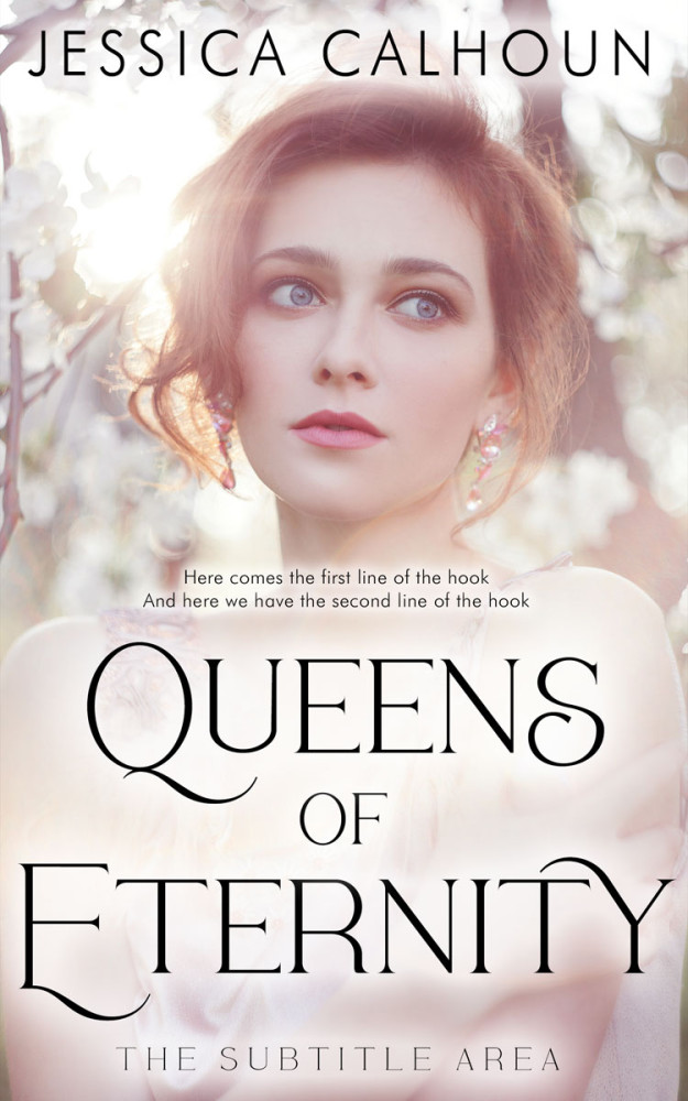 Front view of Pearl Bush #13502 - Premade Chick Lit Book Cover