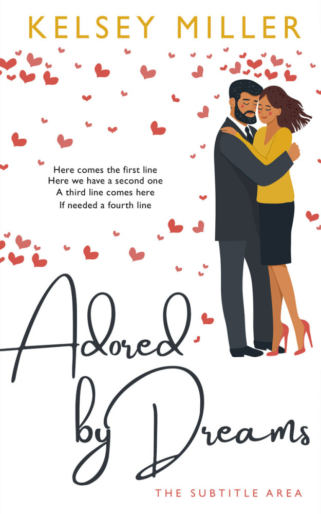 Front view of Raw Sienna #13575 - Premade Romance Book Cover