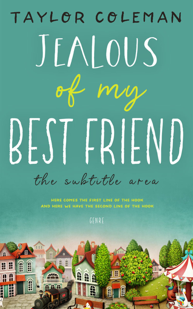 Front view of Breaker Bay #13611 - Premade Fantasy Book Cover