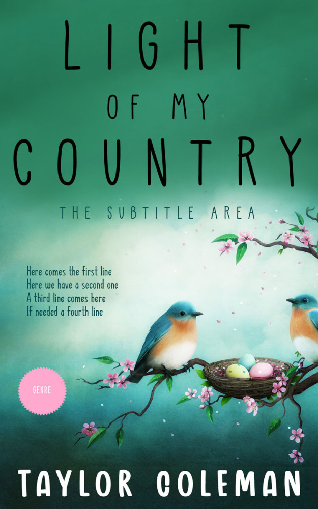 Front view of Viridian #13632 - Premade Education Book Cover