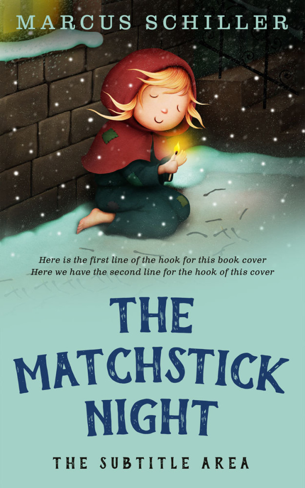 Front view of Shadow Green #13690 - Premade Fantasy Book Cover