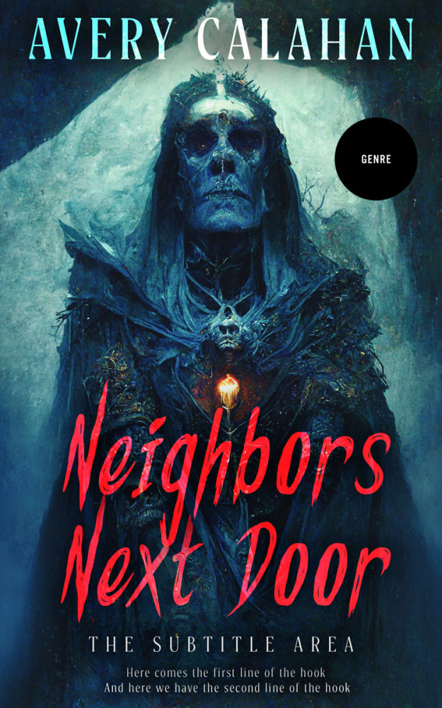 Front view of Big Stone #13725 - Premade Horror Book Cover