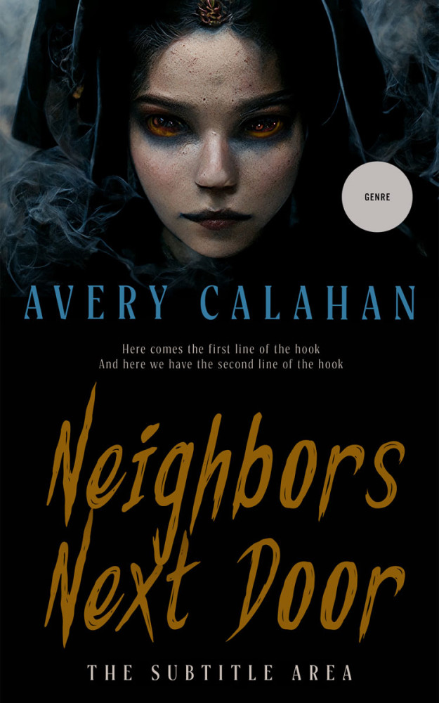 Front view of Woodsmoke #13731 - Premade Horror Book Cover