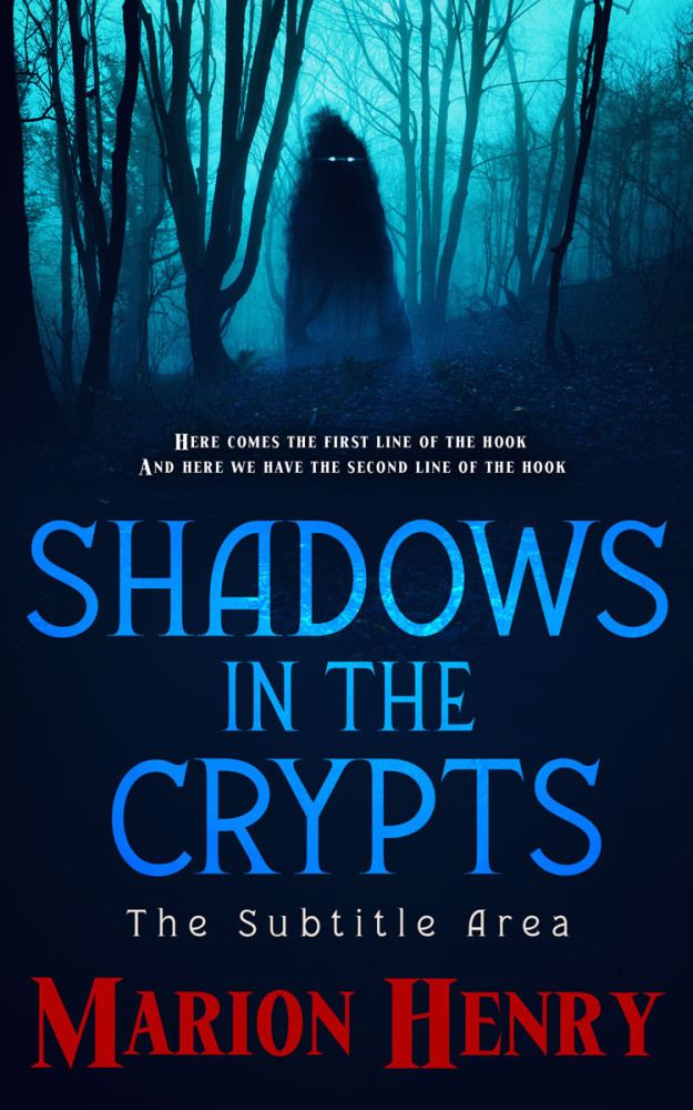 Front view of Black Pearl #13771 - Premade Fantasy Book Cover