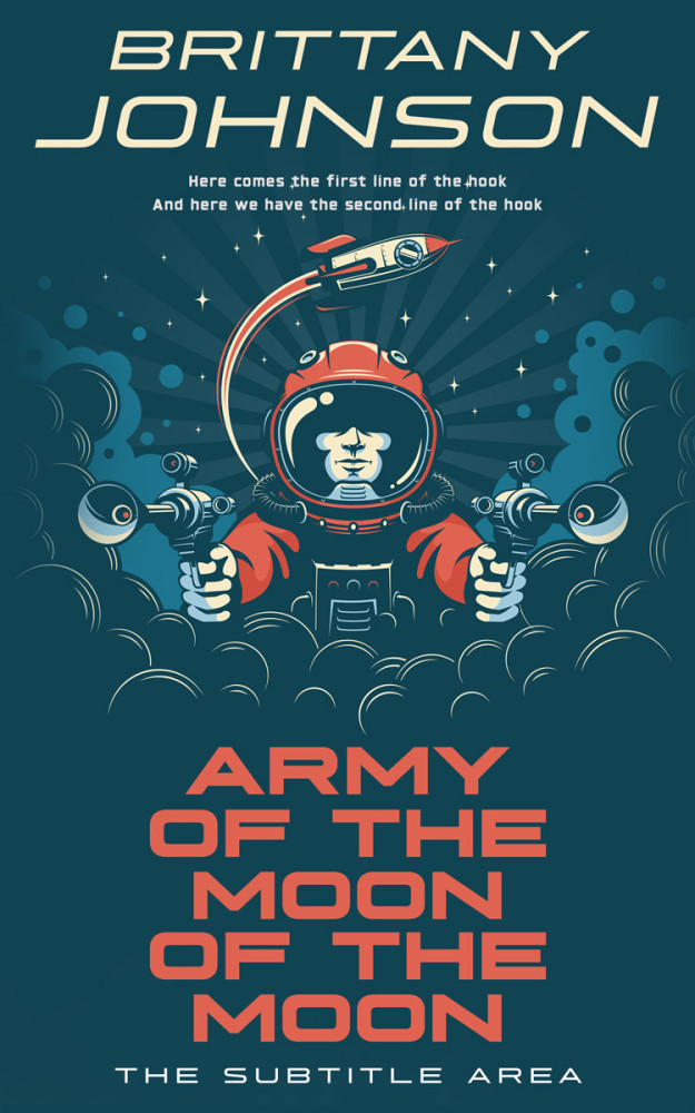 Front view of Elephant #13838 - Premade Science Fiction Book Cover